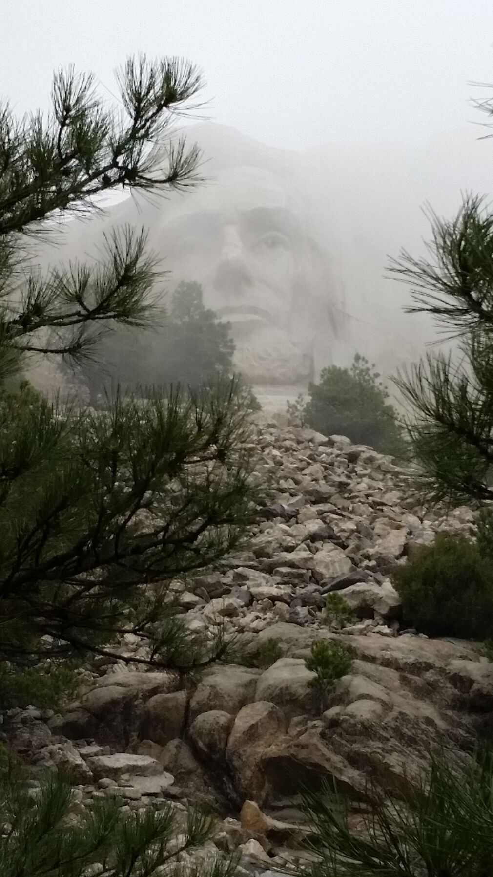 Mt. Rushmore mist
